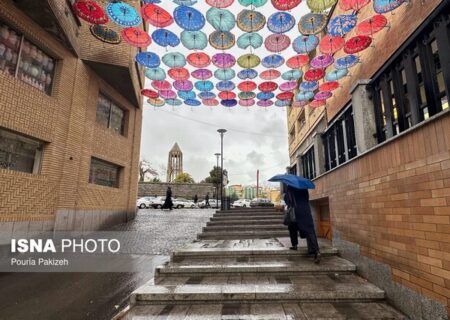 باران و باد هوای تهران را مطلوب کرد